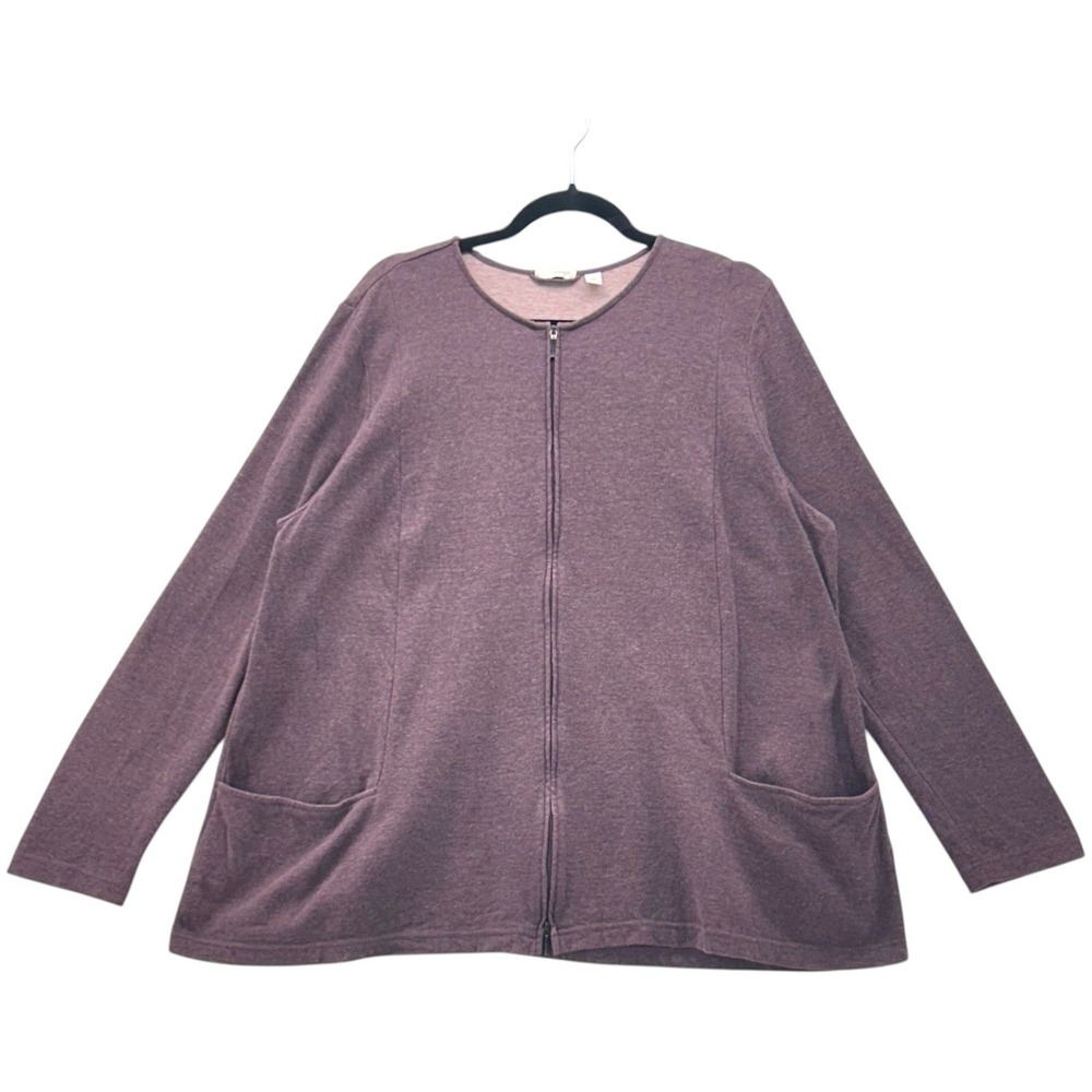 J Jill Womens‎ Full Zip Cardigan Sweater XL